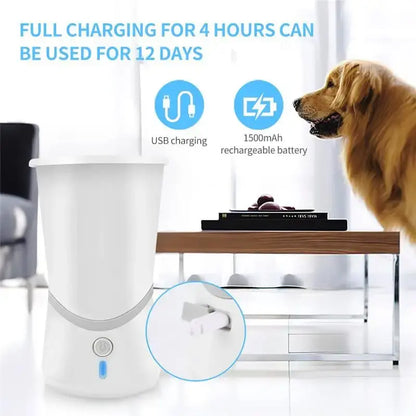 Automatic Pet Paw Cleaner - Portable Silicone Foot Washer for Small and Medium Dogs